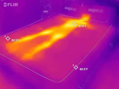 Eight Sleep Cooling Before Eight Sleep Pod 3 before cooling test