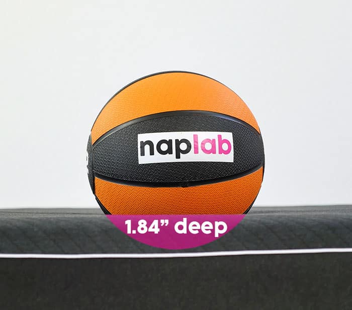 Eight Sleep Sinkage Test Eight Sleep Pod 3 sinkage test