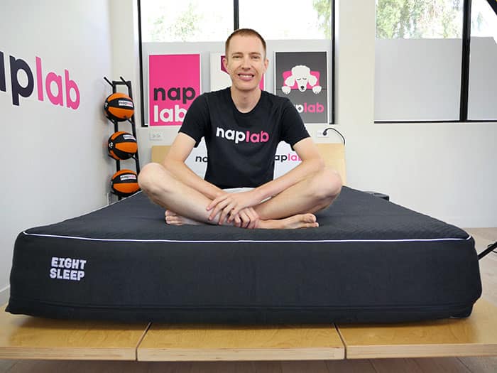 Eight Sleep Sitting Eight Sleep Pod 3 sitting