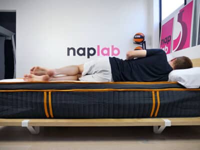 Nectar Hybrid Premier Copper edge support - side sleeping