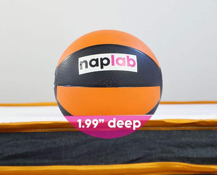 Nectar Hybrid Premier Copper sinkage test