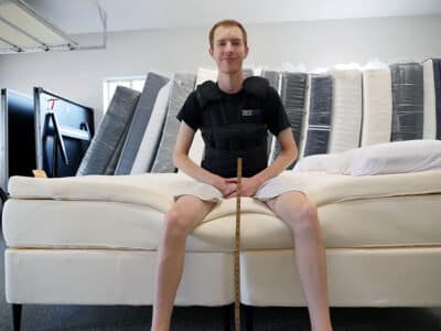 Big Mattress Classic edge support - with vest