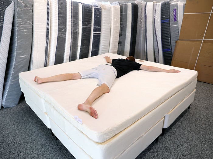 Big Mattress Classic stomach sleeping