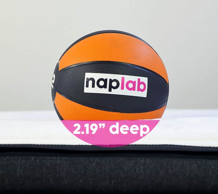 Brooklyn Bedding Custom Sinkage Test Brooklyn Bedding Custom sinkage test