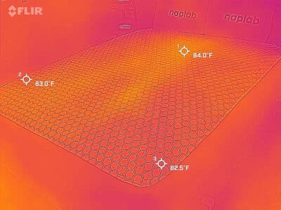 Brooklyn Bedding Sedona Cooling After Brooklyn Bedding Sedona after cooling test