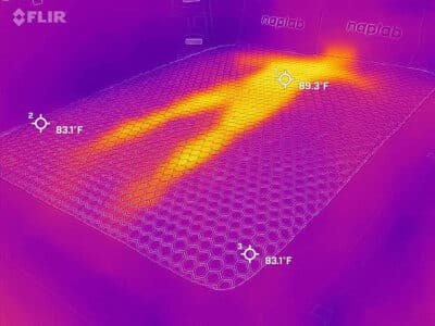 Brooklyn Bedding Sedona Cooling Before Brooklyn Bedding Sedona before cooling test