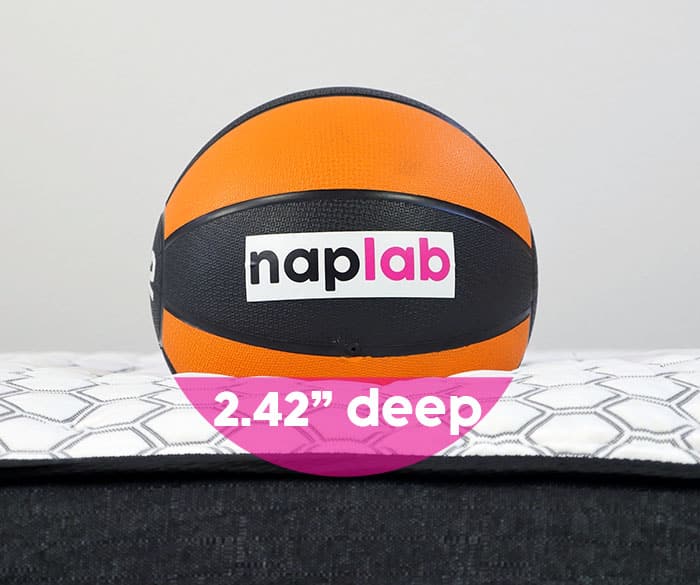 Brooklyn Bedding Sedona Sinkage Test Brooklyn Bedding Sedona sinkage test