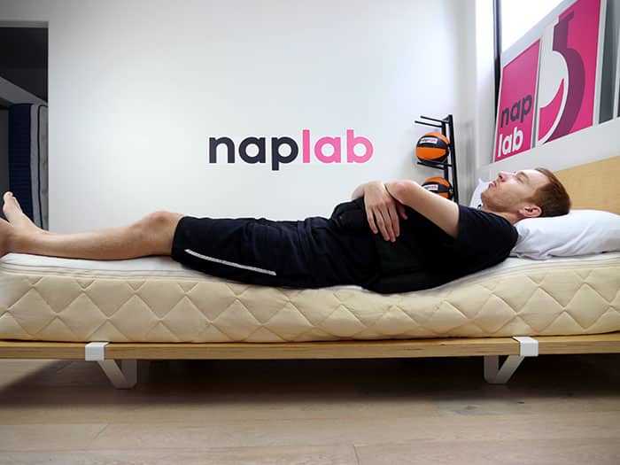 Happsy edge support - back sleeping with vest