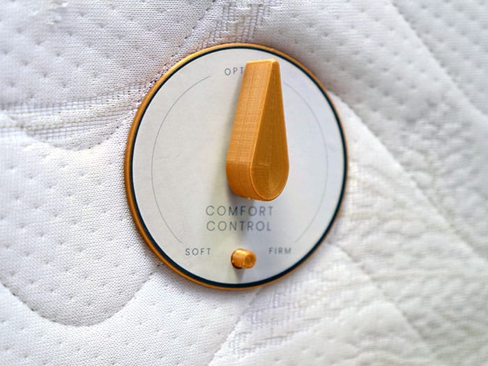 Natural Form Refresh firmness dial