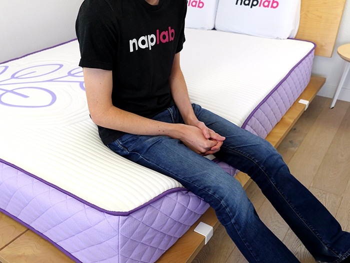 Sheets & Giggles Eucalyptus edge support - sitting