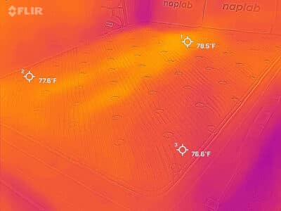 Elm Sleep Resort Cooling After Elm Sleep Resort after cooling test