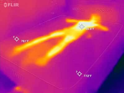 Plank Firm Luxe before cooling test