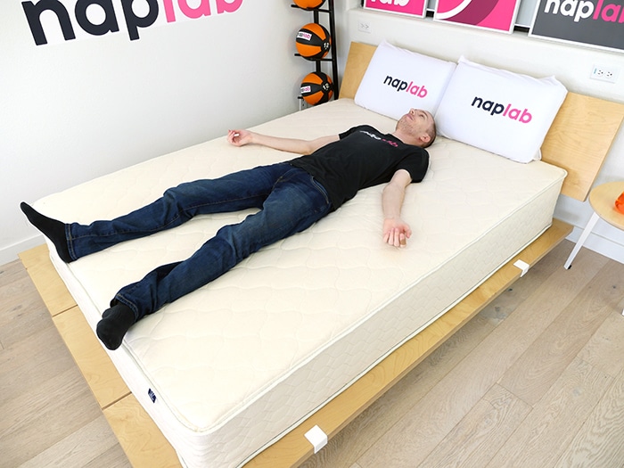 Winkbed Ecocloud Back Sleeping