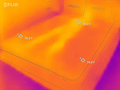 Winkbed Gravitylux After Cooling Test