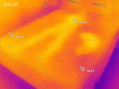Sleep Ez Organic Latex After Cooling Test