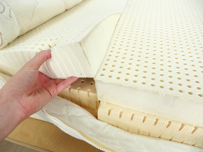 Sleep Ez Organic Latex Showing Pads
