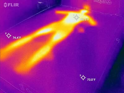 Casper Original Hybrid Before Cooling Test