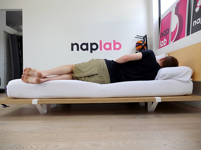 Purple Newday Edge Support Side Sleeping