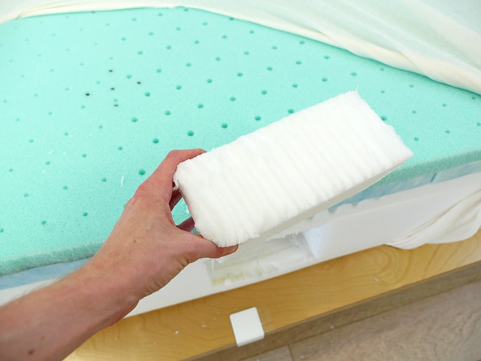 Casper Nova Hybrid Foam Cutout