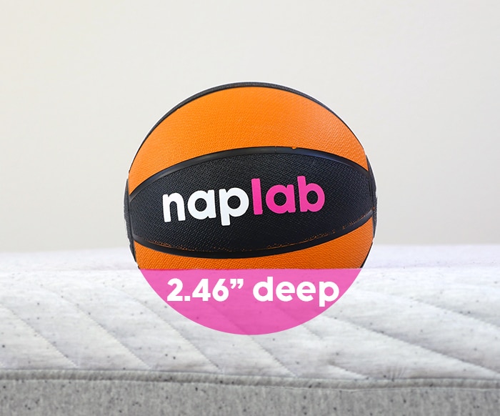 Winkbed Soft Sinkage Test X Casper Nova Hybrid Sinkage Test