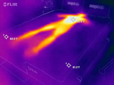 Casper Snow Before Cooling Test