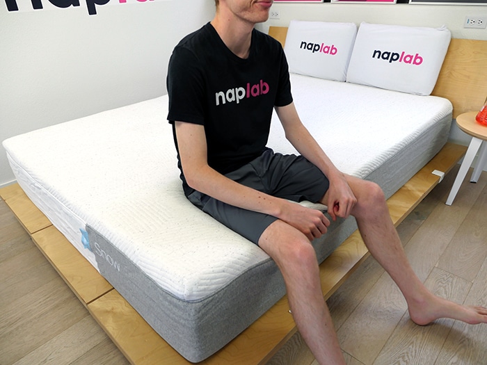 Casper Snow Edge Support Sitting