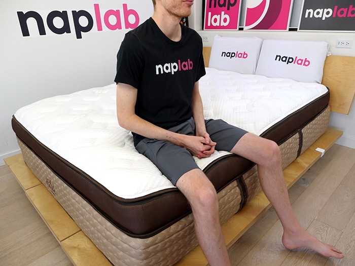 Helix Midnight Elite Edge Support Sitting