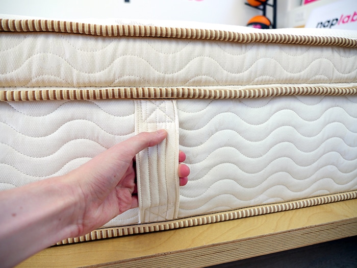 Saatva Latex Hybrid Handle Saatva Latex Hybrid Handle