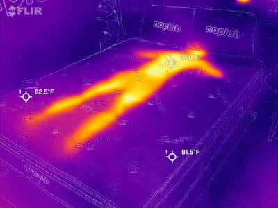 Saatva Latex Hybrid Heat Before Cooling Test Saatva Latex Hybrid Heat Before Cooling Test