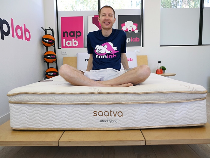 Saatva Latex Hybrid Sitting Saatva Latex Hybrid Sitting