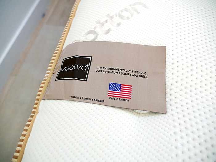 Saatva Latex Hybrid Tag