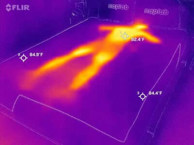 Polysleep Aura Before Cooling Test Polysleep Aura Before Cooling Test