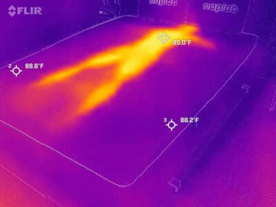 Emma Hybrid Comfort Before Cooling Test