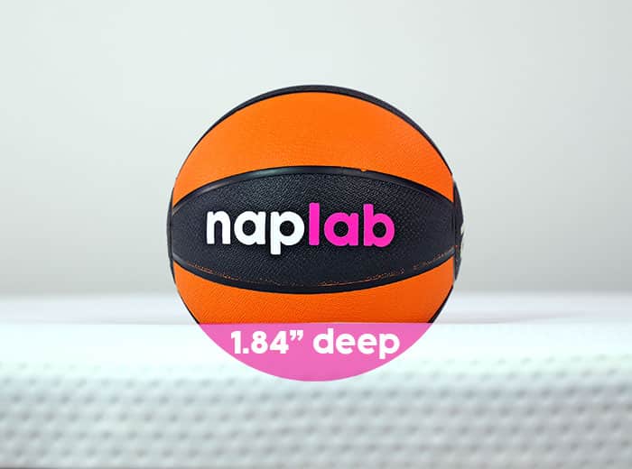 Emma Hybrid Comfort Sinkage Test