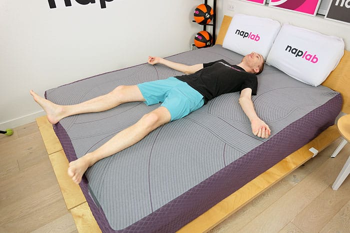 Purple Restore Plus Back Sleeping