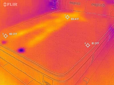 Leesa Oasis Chill After Cooling Test