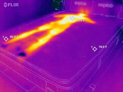 Leesa Oasis Chill Before Cooling Test