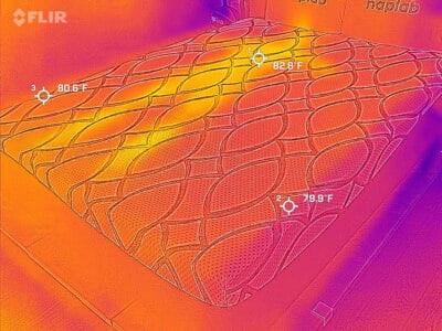 Ashley Sleep Gruve Memory Foam 2023 After Cooling Test