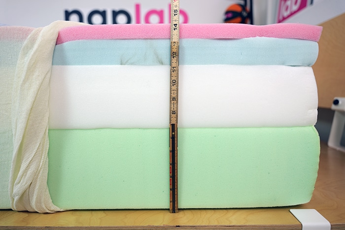 Ashley Sleep Gruve Memory Foam 2023 Measuring Materials