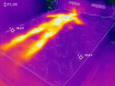 Ashley Sleep Gruve Plush Before Cooling Test Ashley Sleep Gruve Plush Before Cooling Test