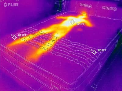 Leesa Legend Chill Before Cooling Test