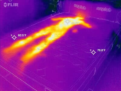 Leesa Sapira Chill Before Cooling Test