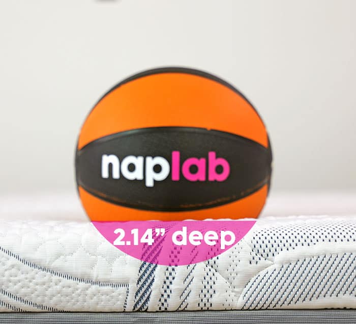 Novaform Comfortgrande Sinkage Test