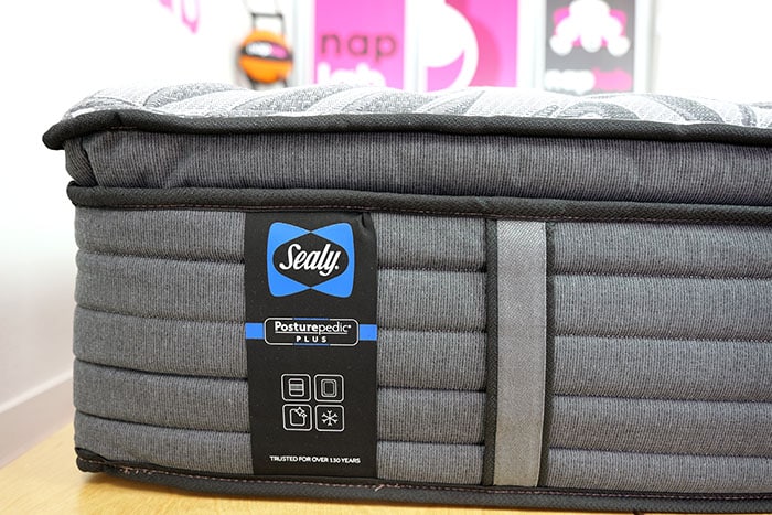 Sealy Posturepedic Plus Ridge Crest Ii Brand Tag