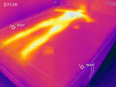 Lull Luxe Hybrid Before Cooling Test