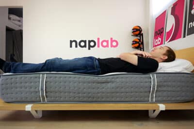 Lull Luxe Hybrid Edge Support Back Sleeping