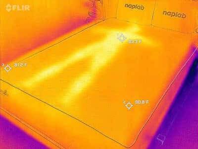 Sealy Cocoon After Cooling Test