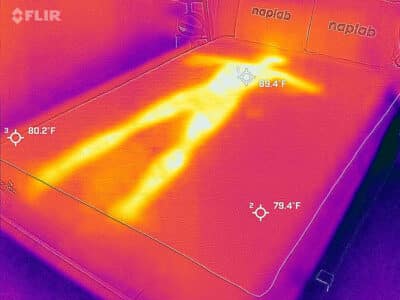 Sealy Cocoon Before Cooling Test