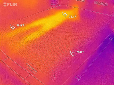 Casper Dream Max Hybrid After Cooling Test