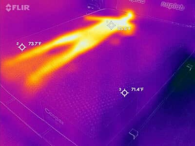 Casper Dream Max Hybrid Before Cooling Test